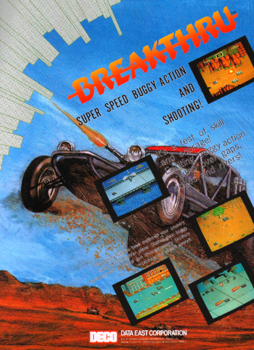 Break Thru (US) Arcade Game Cover